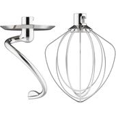 Kitchenaid凯膳怡厨师机面团钩打蛋器附件用于厨宝搅拌机4.5 5QT