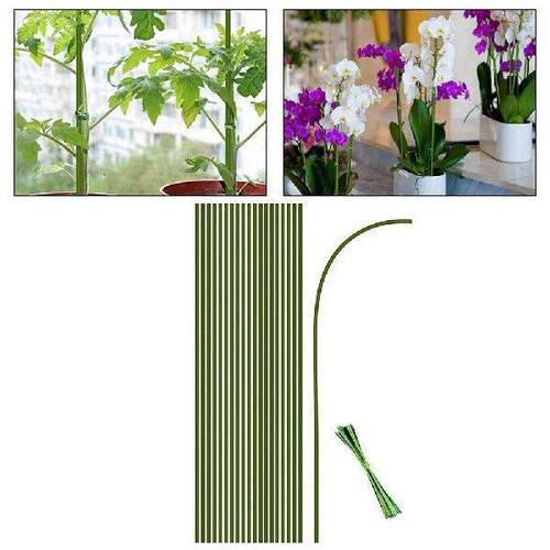 Adjustable Plant Stakes Flexible Plant Stakes Rust