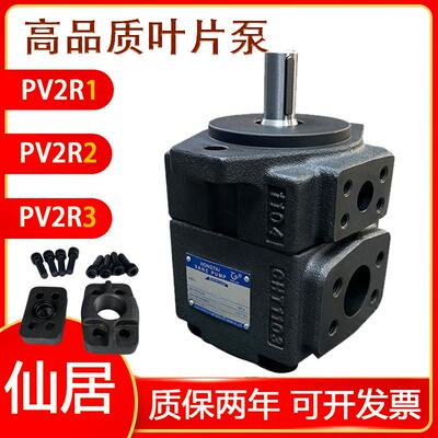 液压油泵高压叶片泵PV2R1-10-F 液压站配件液压泵总成液压泵PV2R2