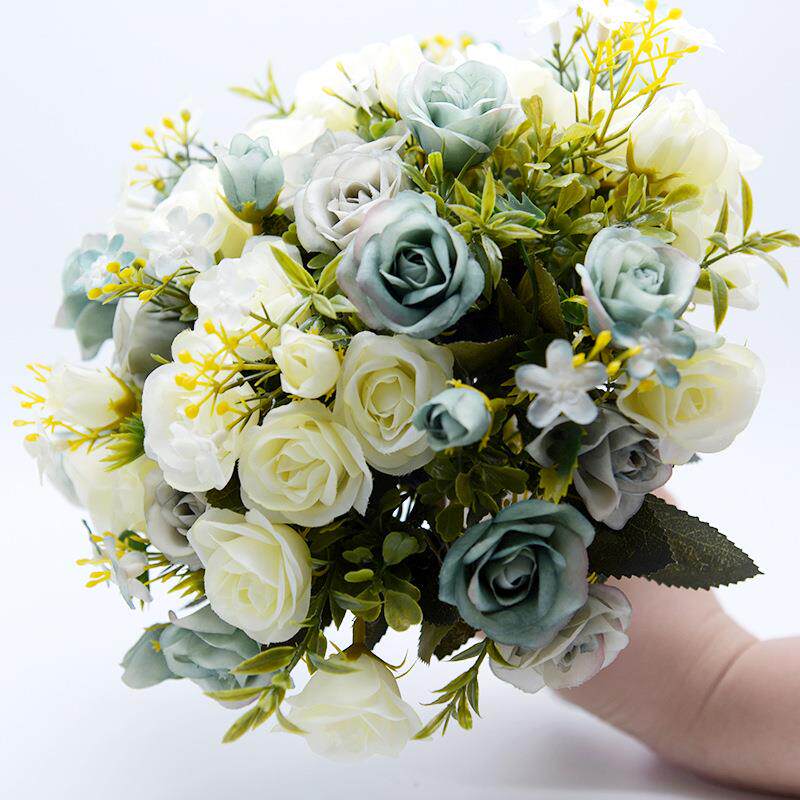 永恒天使手捧花 D678 绢花仿真花 婚庆婚礼 婚礼新娘手捧花 实价