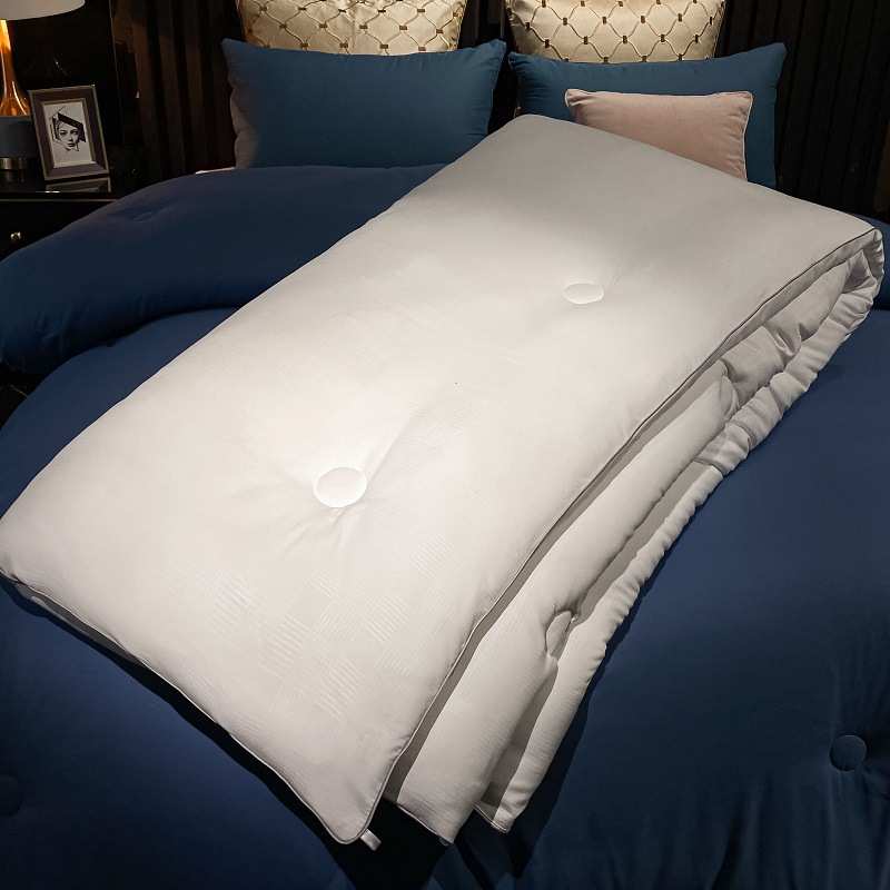白色被褥芯棉被被酒店保暖被子被冬批发人丝棉被冬天春秋被单加厚