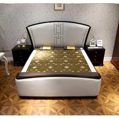 玉石加热床垫锗石托玛琳砭石双温双控远红外床垫厂家批发