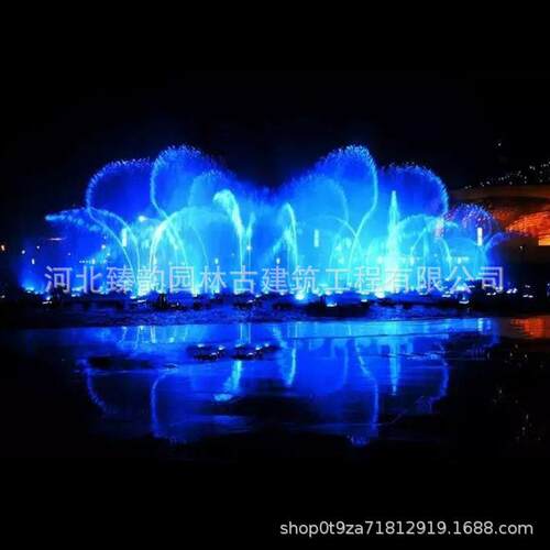 大型人工湖喷泉设计施工池塘喷泉设备设计施工庭院喷泉全套设备