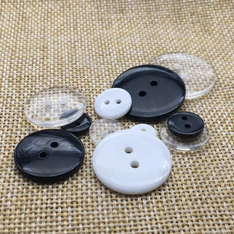 树脂透明两眼面包纽扣 两孔毛领小扣子 四眼黑色面包垫扣白色钮扣,纺织面料/辅料/配套,其他纺织辅料,淘宝优惠券,粉丝福利购,淘宝优惠卷