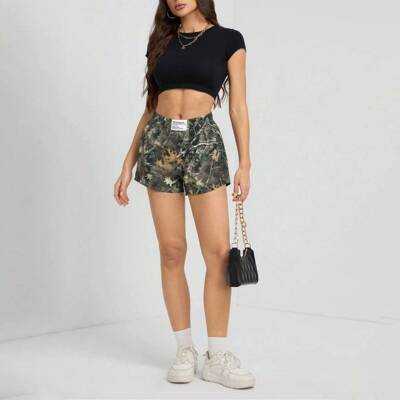Women's Camo Tree Branch Pattern 2-Piece Set