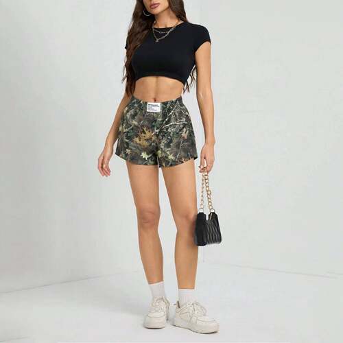 Women's Camo Tree Branch Pattern 2-Piece Set