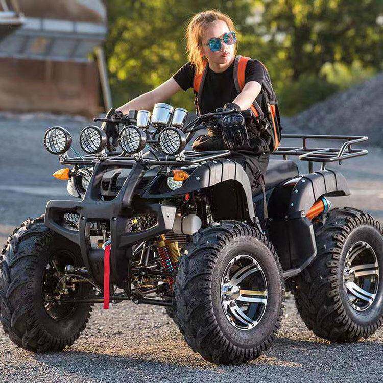 沙滩车四轮越野小摩托车汽油ATV电动山地成人全地形雪地沙滩车