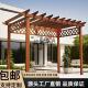 防腐木葡萄架碳化木长廊花园实木凉亭户外简易花架庭院爬藤架
