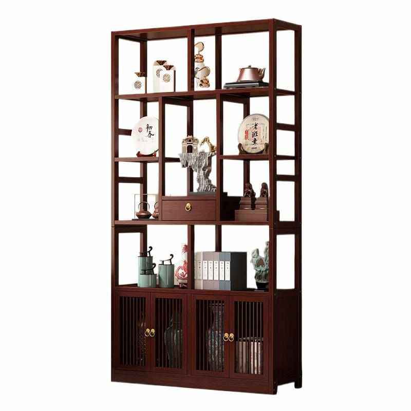 新款博古架实木新中式茶室茶具茶叶置物架酒水展示柜,住宅家具,多宝格/博古架,淘宝优惠券,粉丝福利购,淘宝优惠卷