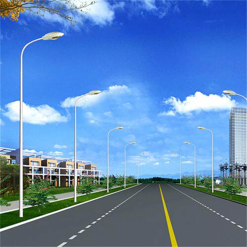 户外单臂路灯路灯杆6米公路市电小区新农村道路led照明灯厂家
