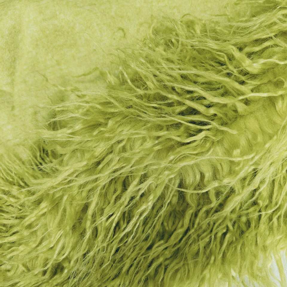 现货滩羊毛长萝卜丝长毛绒长毛面料9cm滩羊绒