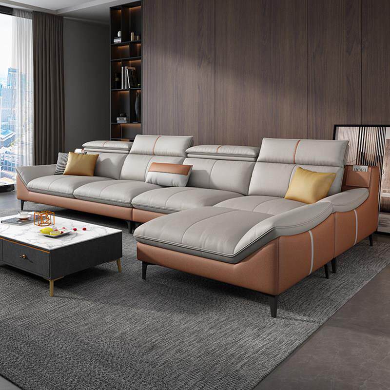 科技布沙发客厅小户型轻奢现代简约直排三人四人贵妃组合布艺沙发
