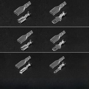 2.8插入式 4.8 冷压端子座线连接器母公 护套6.3 插头弹簧