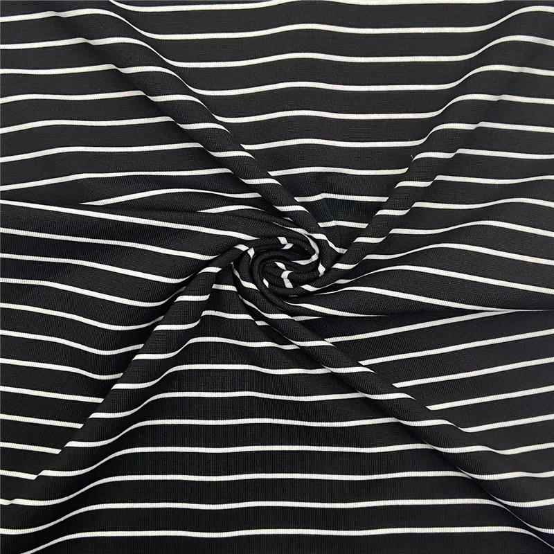 厂家直销季针汗布涤棉色织织间360条o彩色平板拉架布男装T恤p夏lo