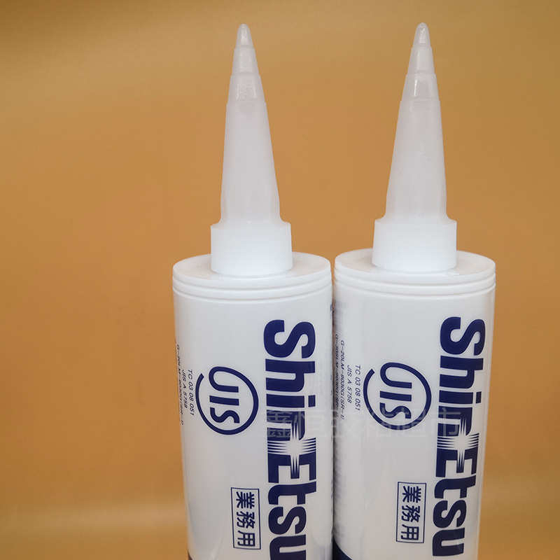 信白色门窗4588防霉厨卫阳台密封胶 透明越中性玻璃胶防水抗老化