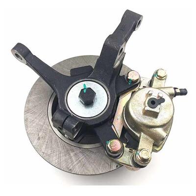 适配鸿日ProS1u8电动四轮车配件金彭D70 D90前轮制动器羊角轴总成