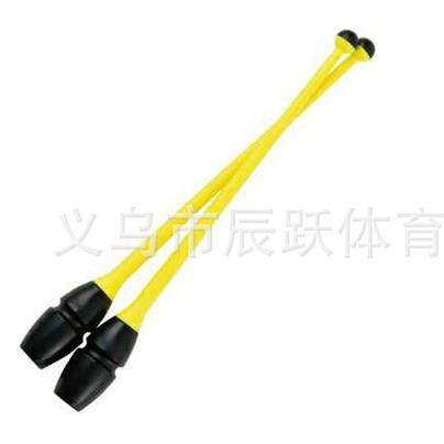 艺术体操跳操棒双色拼接橡胶五项之一