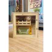 高档生态实木猫防水猫别墅猫猫笼舍猫展示柜窝猫酒笼店猫繁育宠物