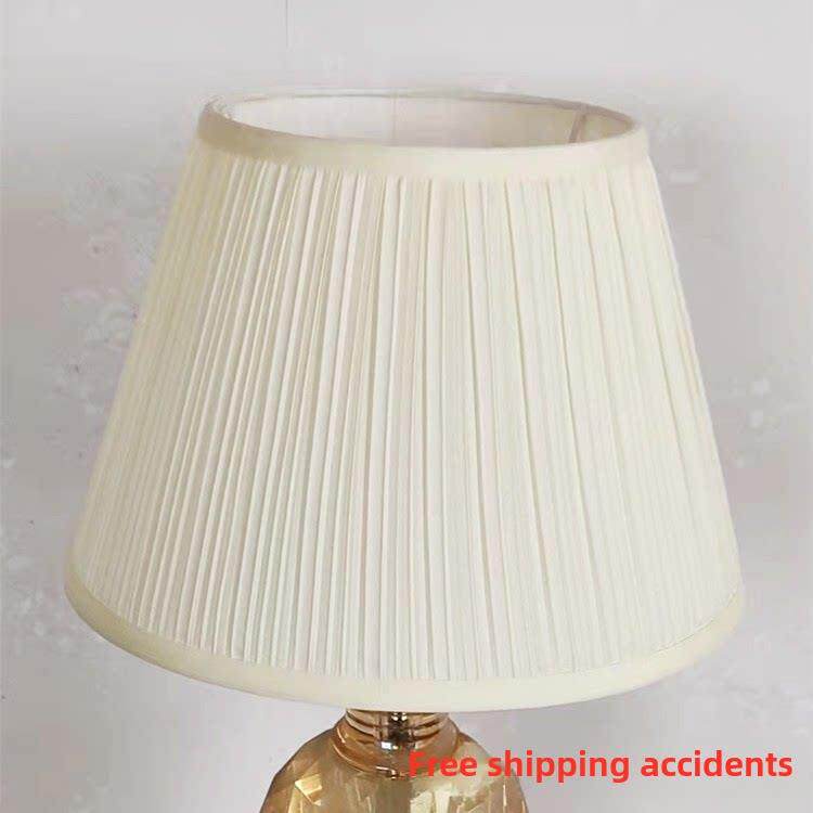 灯具配件卧室床头灯罩温馨台灯罩锥形壁灯罩大气布艺落地灯伞罩子