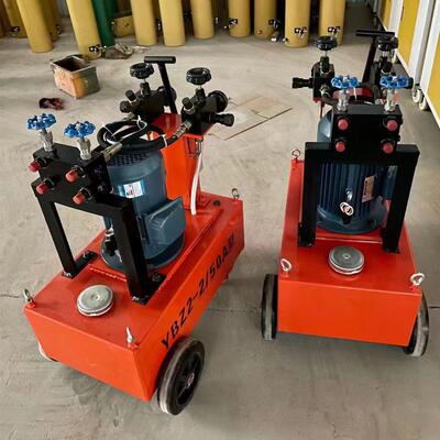 ZB4-500电动油泵ZB6-600油泵预应力桥梁张拉机配套设备