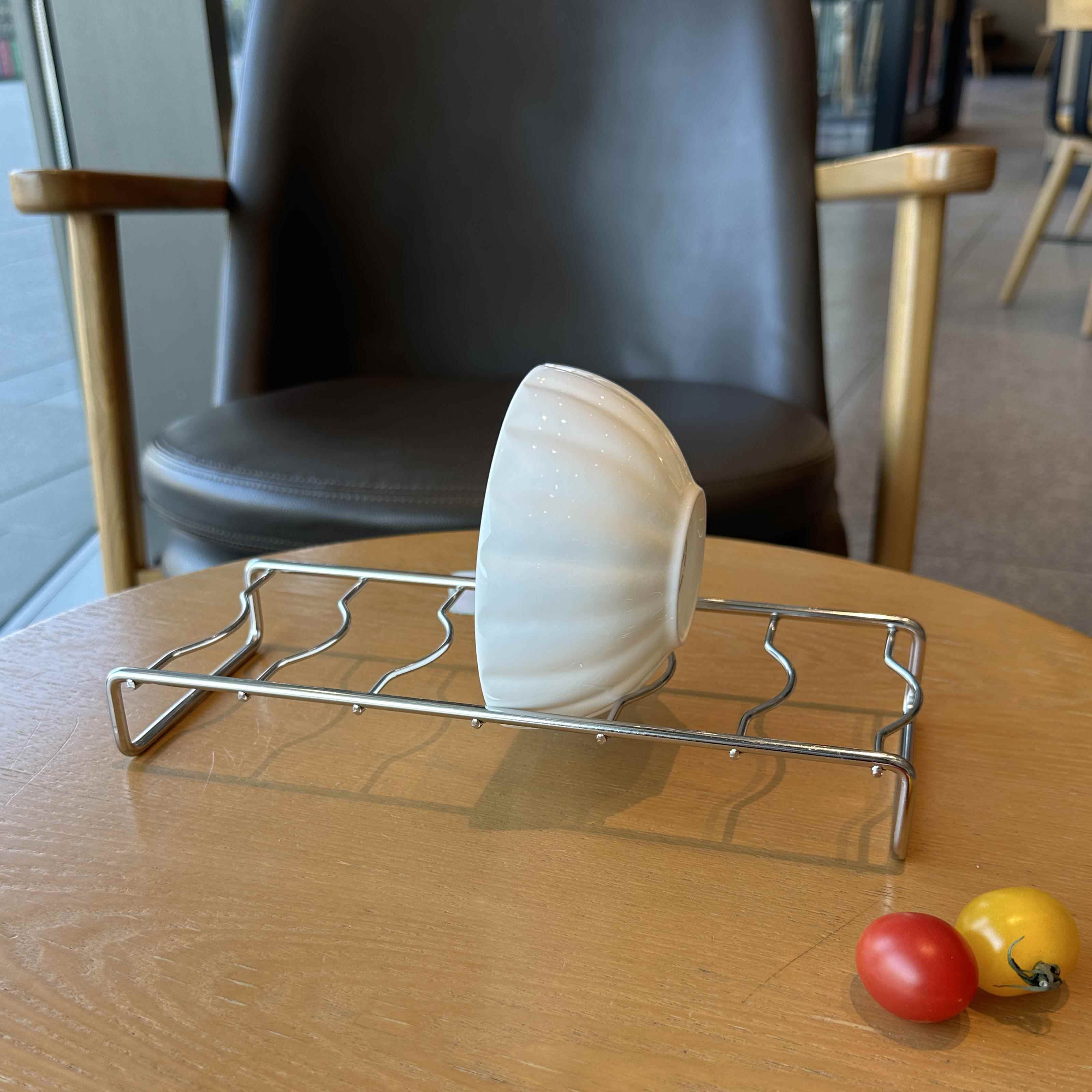 304不锈钢碗碟收纳层架沥水碗架厨房碗架置物架收纳层架单层沥水