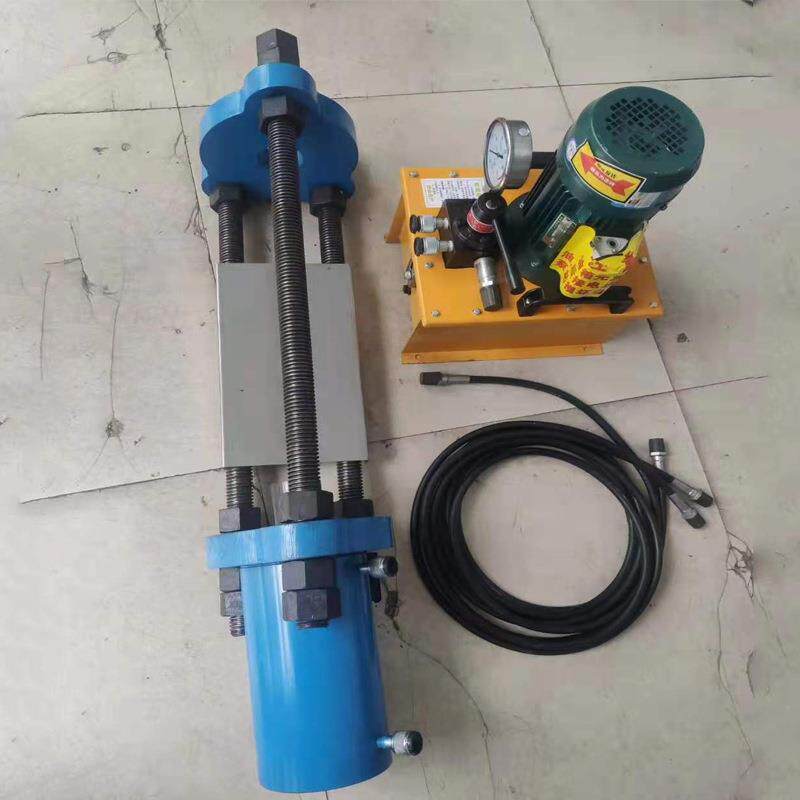 挖掘机链板拆卸工具压链机 履带拆销器 野外常用手动履带销拆装机