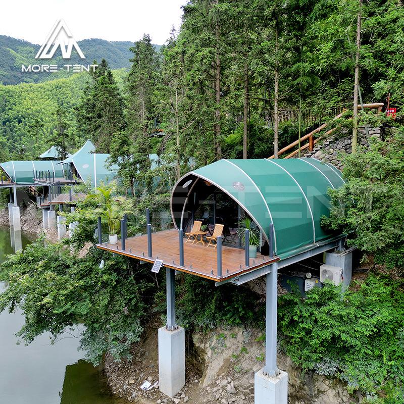 户外景区景区打卡贝壳帐篷酒店营地创意野奢帐篷屋旅游住宿篷房