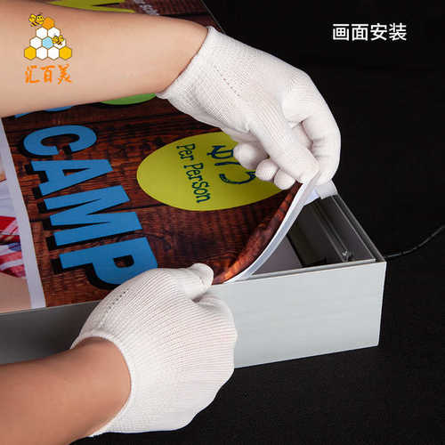 免接线220Vled超薄卡布灯箱 无框天花软膜灯箱服饰橱窗广告灯箱