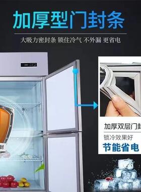 四藏门冰柜商用冷冻储KSD保物柜大容量立式双温鲜柜后冷厨四门六