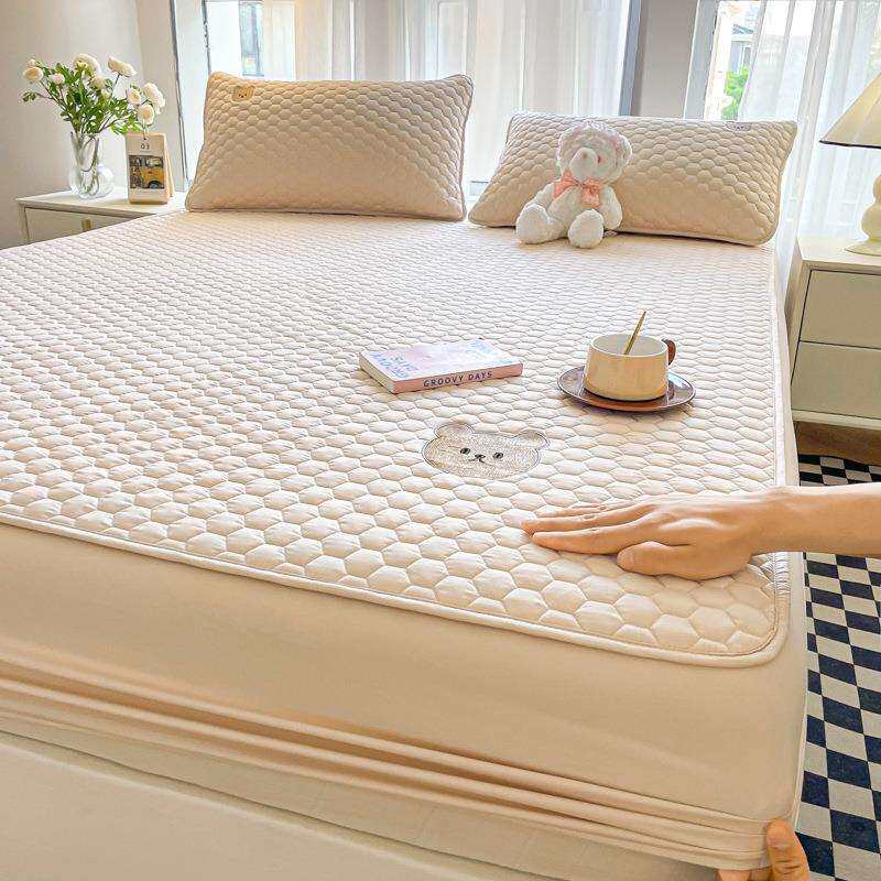 A类夹棉床笠罩加厚全包防水隔尿床罩席梦思床垫保护罩儿童防尘套