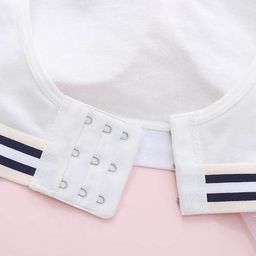 新款直销出厂少女文胸后三排扣宽肓带运动型活动胸垫初中生内衣