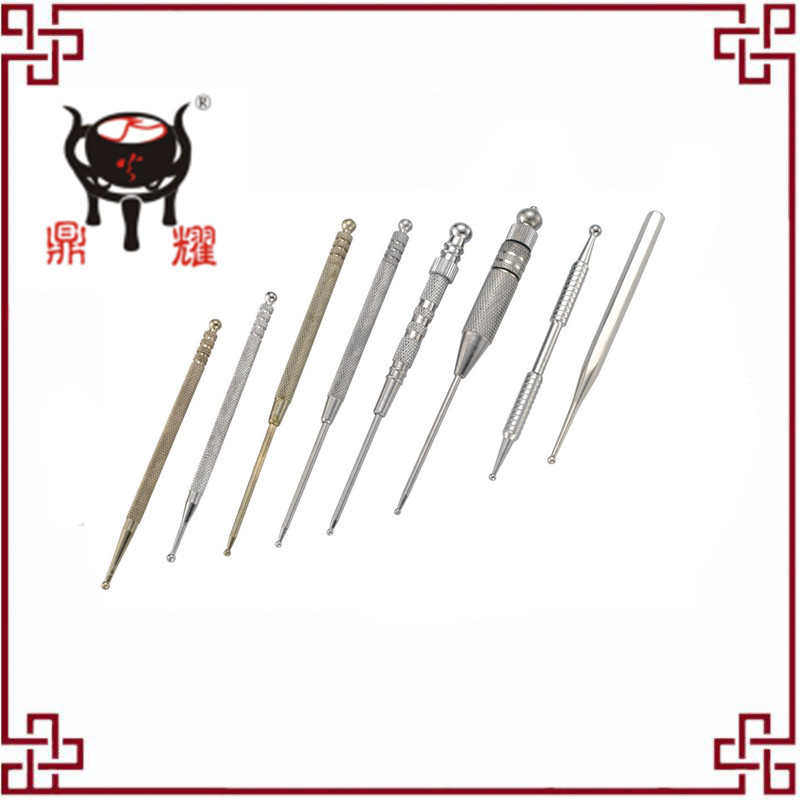 金属耳穴带弹簧探笔 鼎耀牌面滚耳针 耳穴探针 点穴针
