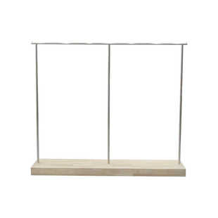 店展示架 专用中岛货架不锈钢拉丝银落地原木色童装 服装 店衣架女装