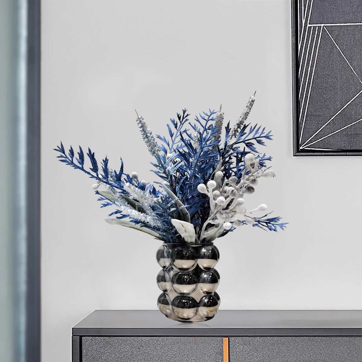 洽谈售楼处花假酒店桌摆件花艺茶几花卉样板间客厅装饰床头柜仿真