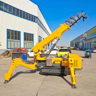 狭窄空间作业履带遥式控蜘蛛 吊全地带支撑TFU液压式形吊装蜘蛛吊