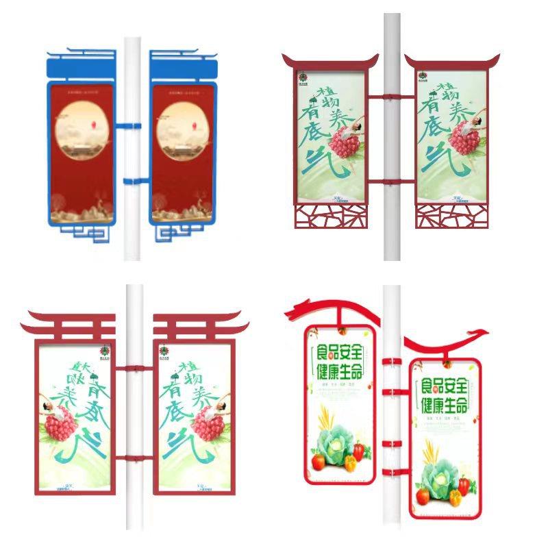 户灯杆灯箱道旗乡镇l外ed阳能广告牌不锈962灯钢太悬挂路杆灯箱厂