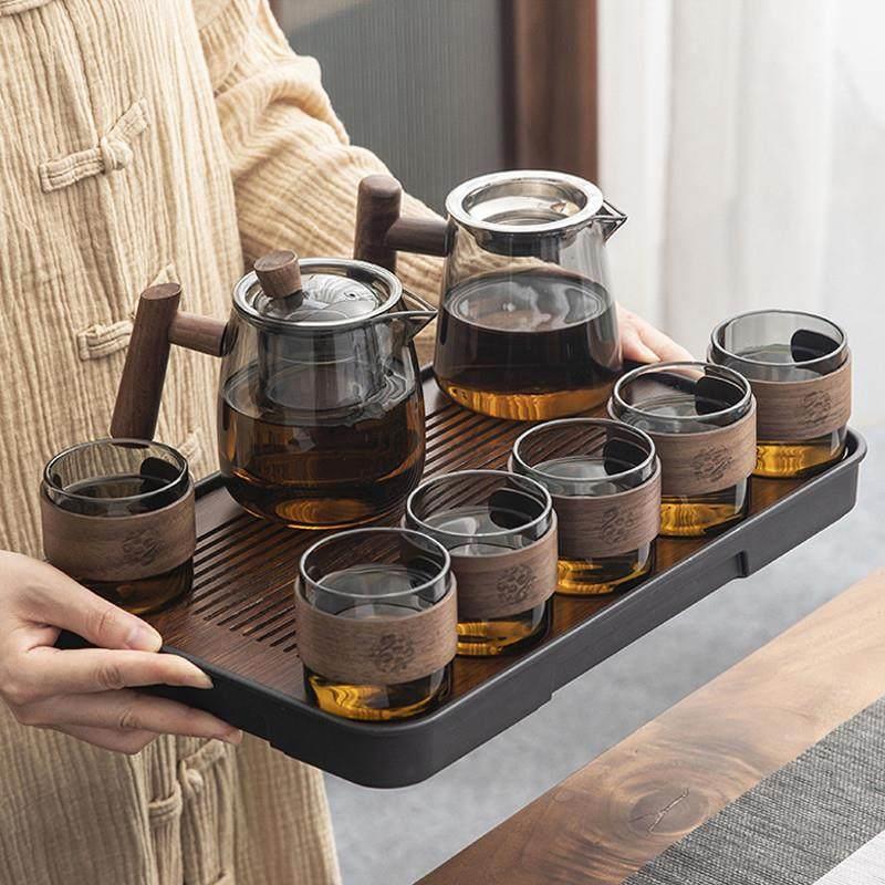 耐热玻璃茶具套组防烫轻奢高档大气家用泡茶具办公室功夫茶具一套