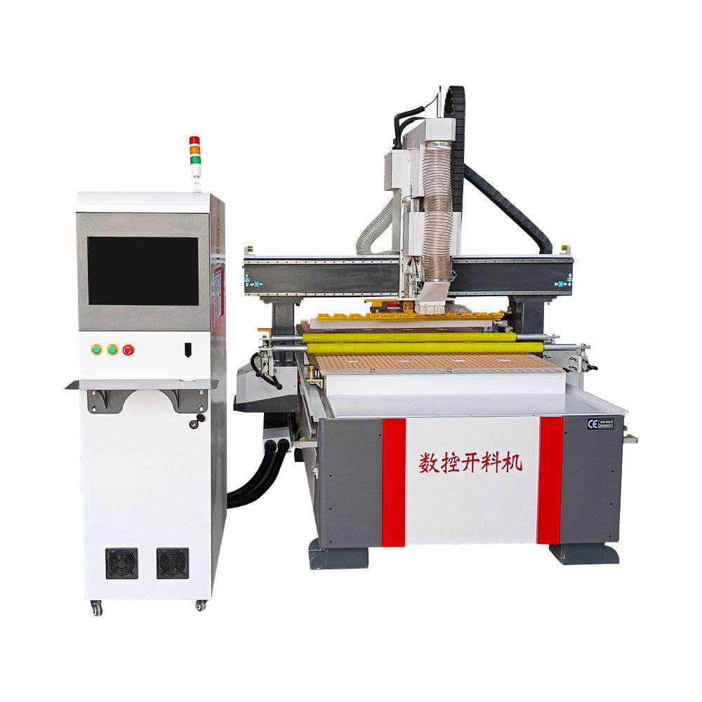 板式家具下料机直排换刀雕刻机全自动木工加工中心