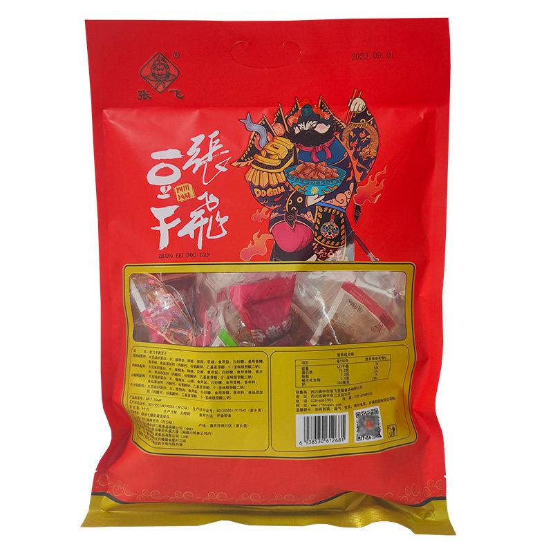 现货张飞豆干手撕豆干Q弹豆干什锦量贩礼包独立小包装四川零食小