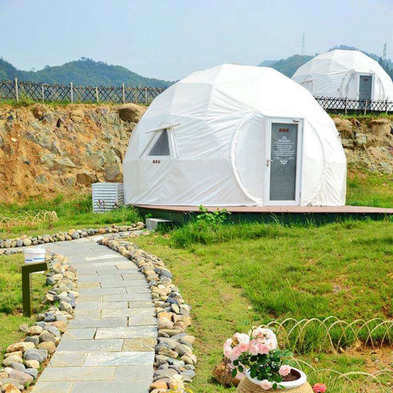 承接户外酒店帐篷工程豪华轻奢露营星空房帐篷旅游营地酒店帐篷