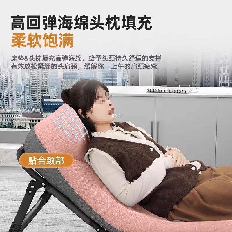 小朋友折叠床短款单人床午休午睡躺椅办公室工位迷你小床