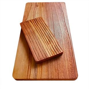 精抛光拉丝实木搁板木蜡油置物架木板轻茶台杯垫桌面摆件禅意木板