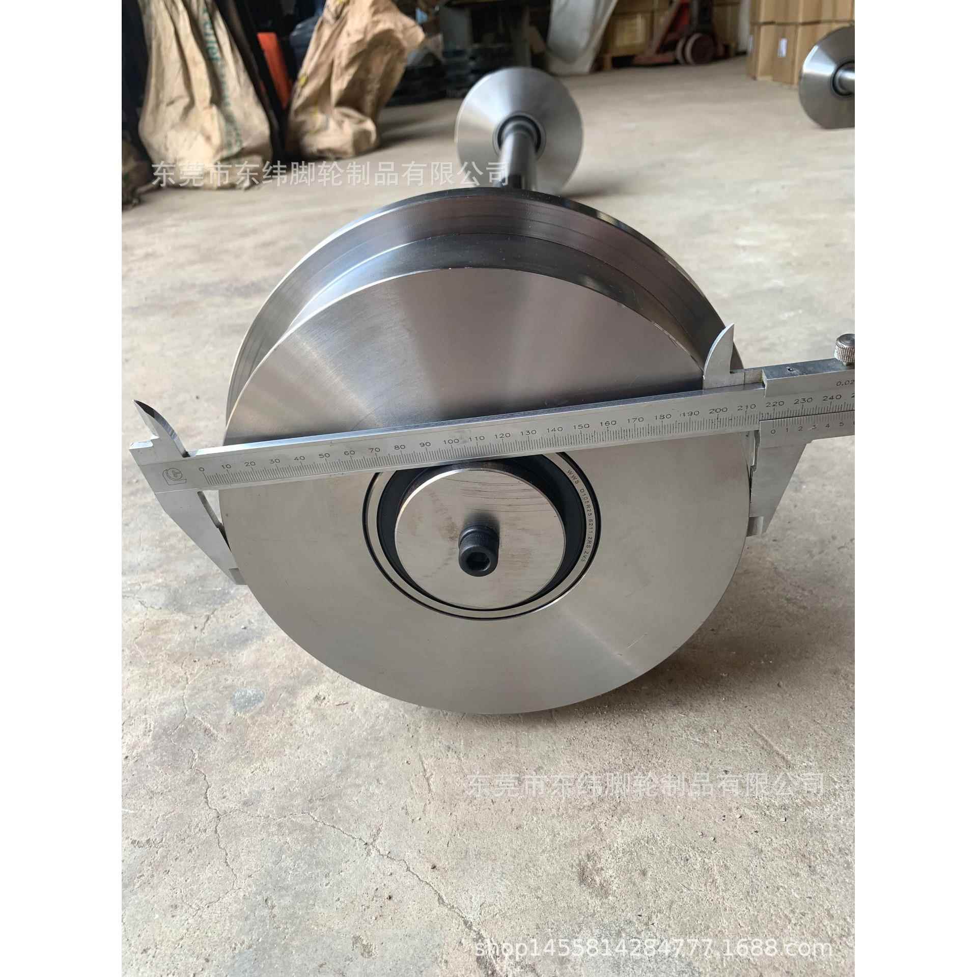 生产角铁角钢V型轮 H型工字钢槽轮单边/双边轻轨轨道轮重型轨道轮