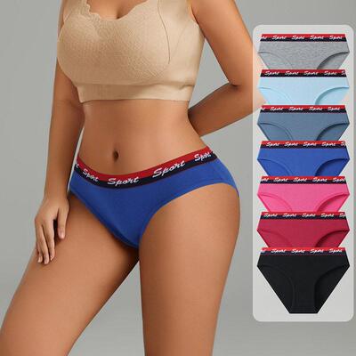 5/7 Pack Comfortable Casual Panties Women's Soft Breathable