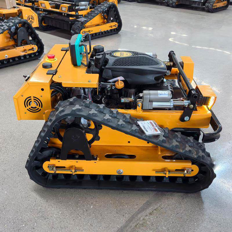 自走式遥控剪草机 出口欧美果园履带式除草机 可大棚使用割草机