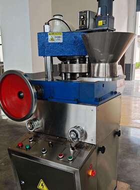 ZPW11D泡腾大片状压片机化工食品陶瓷粉末颗粒压片机