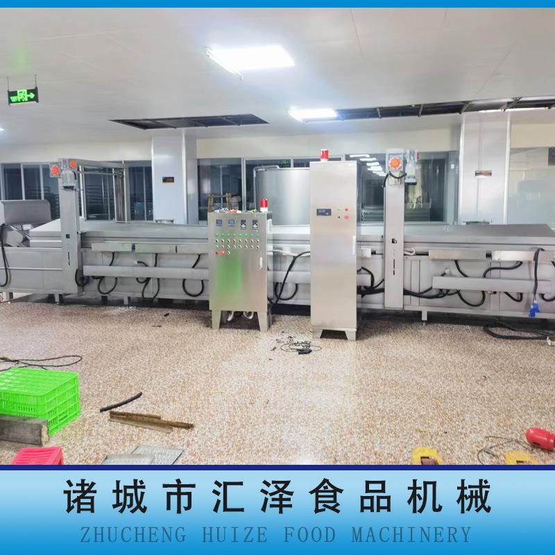 鱼豆肉腐油炸机器五汇AIG泽工厂皮供虎鸡爪油炸流水线全自动花油