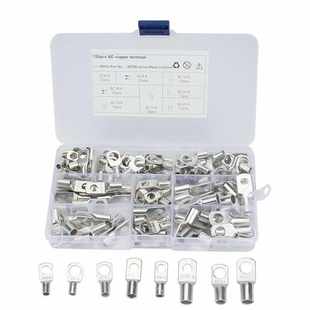 25ebay爆款 SC窥口铜接线端子镀锡套装 120pcs电线连接器SC6