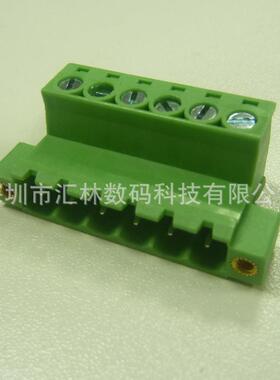 深圳汇林WF762-5.08mm法兰固定线线对接 插拔式接线端子