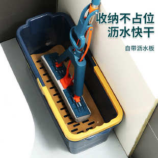拖把桶长方形家用塑料水桶洗涮拖布桶拖地墩布桶可排水海绵单卖桶